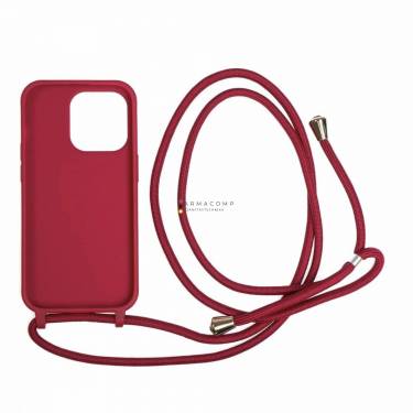 Mobile Origin Lanyard Case iPhone 14 Pro Cherry