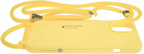 Mobile Origin Lanyard Case iPhone 14 Pro Yellow