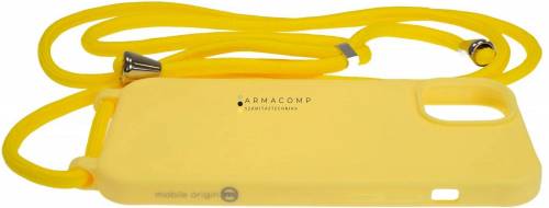 Mobile Origin Lanyard Case iPhone 14 Yellow