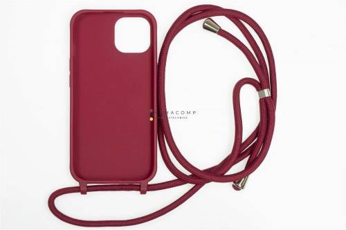 Mobile Origin Lanyard Case iPhone 15 Cherry