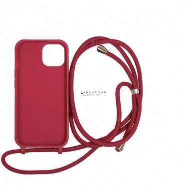 Mobile Origin Lanyard Case iPhone 15 Cherry