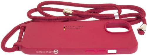 Mobile Origin Lanyard Case iPhone 15 Cherry