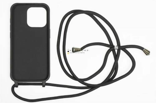 Mobile Origin Lanyard Case iPhone 15 Pro Black