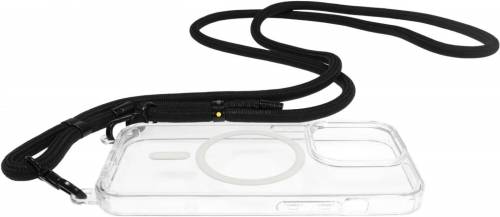 Mobile Origin Lanyard Case iPhone 15 Pro Clear