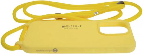 Mobile Origin Lanyard Case iPhone 15 Pro Yellow