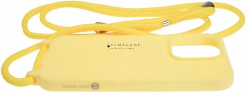 Mobile Origin Lanyard Case iPhone 15 Pro Yellow