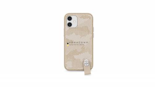 Moshi Altra Slim Hardshell Case with Strap iPhone 12 mini Sahara Beige