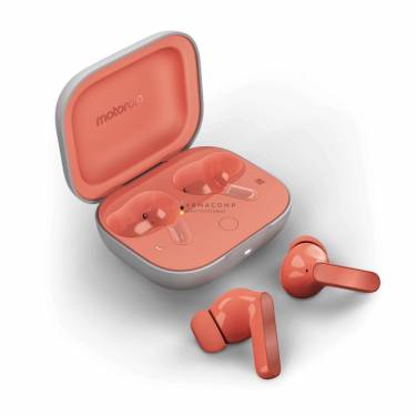 Motorola Moto Buds Bluetooth Headset Peach Pink