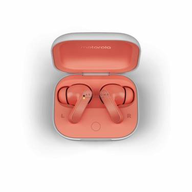 Motorola Moto Buds Bluetooth Headset Peach Pink