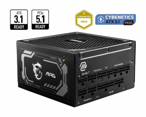 Msi 1250W 80+ Gold MAG A1250GL PCIE5