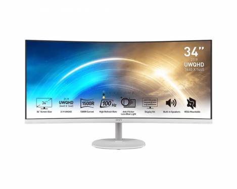 Msi 34" MP341CQW LED Curved