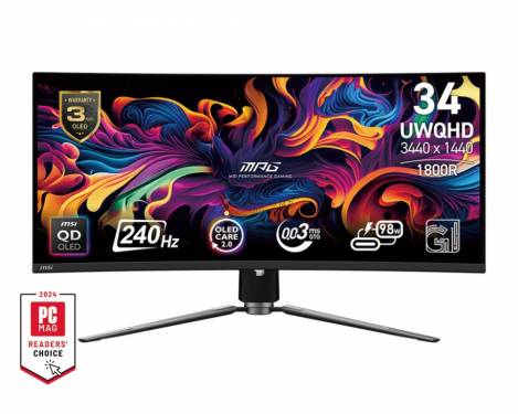 Msi 34col MPG 341CQPX QD-OLED Curved