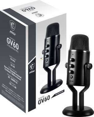 Msi Immerse GV60 Streaming Microphone Black