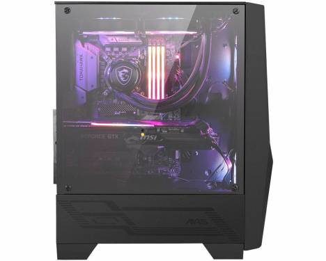 Msi MAG FORGE 100R Tempered Glass Black