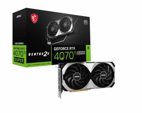 Msi RTX4070 TI SUPER 12G VENTUS 2X OC