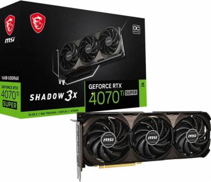 Msi RTX4070 TI SUPER 16G SHADOW 3X OC