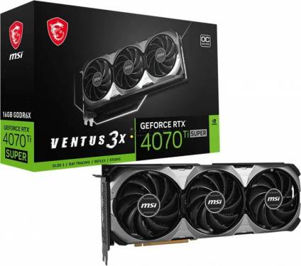 Msi RTX4070 TI SUPER VENTUS 3X 16G OC