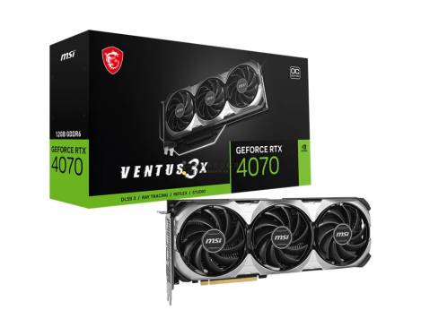 Msi RTX4070 VENTUS 3X E1 12G OC