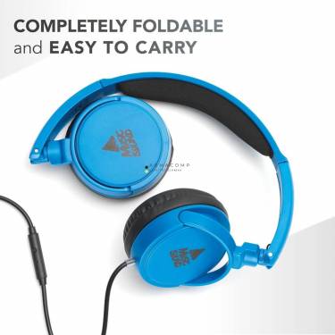 MUSICSOUND Over Ear Basic Wired Headset Blue