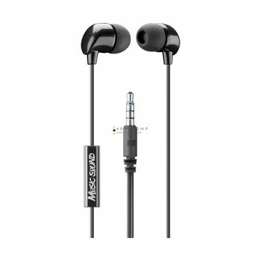 MUSICSOUND Wired Earphones Black