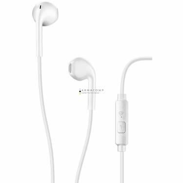 MUSICSOUND Wired Headphones White