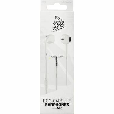 MUSICSOUND Wired Headphones White