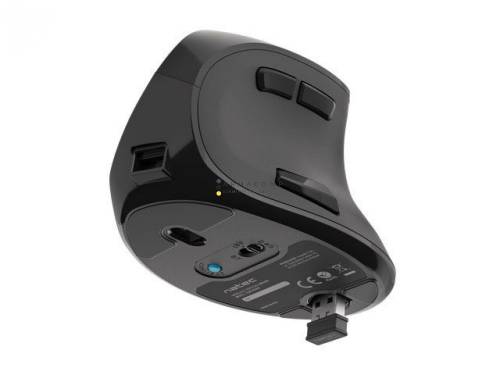 natec Euphonie Wireless Vertical mouse Black