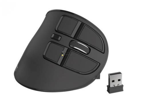 natec Euphonie Wireless Vertical mouse Black