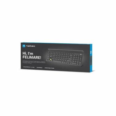 natec Felimare Wireless Bluetooth Keyboard Black US