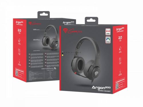 Natec Genesis Argon 600 Gamer Headset Black