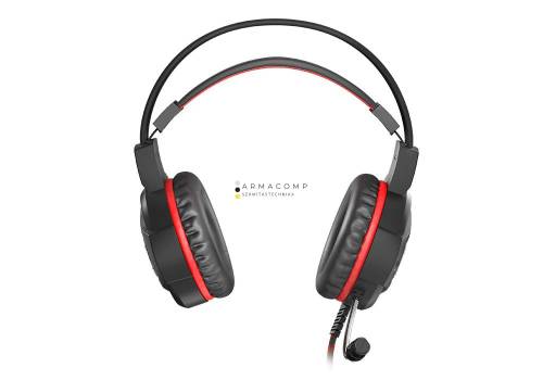 Natec Genesis Neon 350 Gaming Headset Black/Red