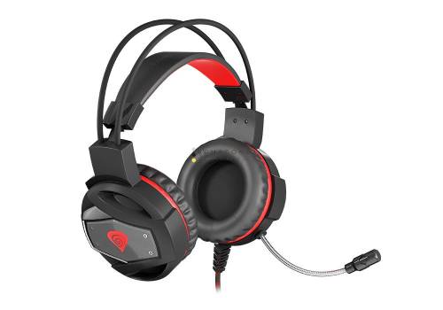 Natec Genesis Neon 350 Gaming Headset Black/Red