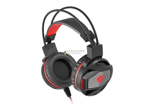 Natec Genesis Neon 350 Gaming Headset Black/Red