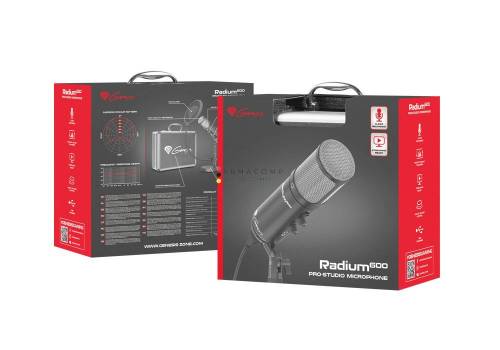 Natec Genesis Radium 600 Studio microphone Black