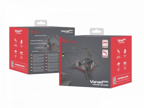 Natec Genesis Vanad 300 USB HUB 2.0 4port mouse Bungee Black