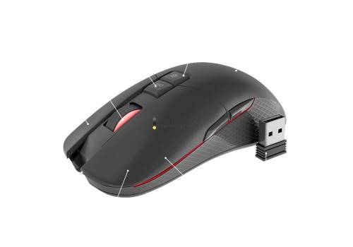 Natec Genesis Zircon 330 Wireless Gaming mouse Black