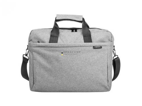 natec Mustela Laptop Bag 15,6col Grey