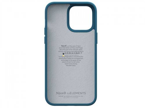 Njord Fabric Tonal Case iPhone 14 Pro Max Deep Sea