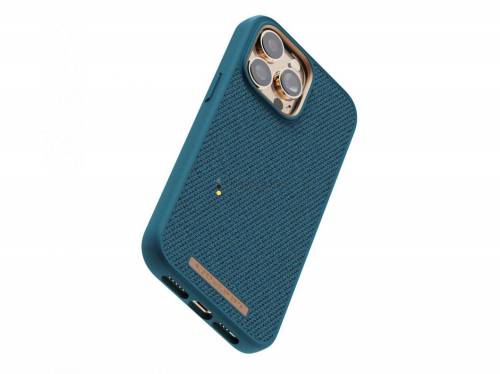 Njord Fabric Tonal Case iPhone 14 Pro Max Deep Sea