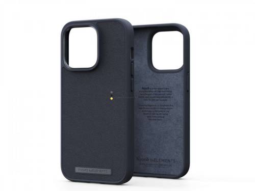 Njord Genuine Leather Case iPhone 14 Pro Black