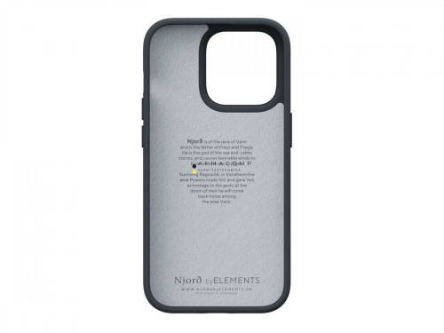 Njord Suede Comfort+ Case iPhone 14 Pro Black