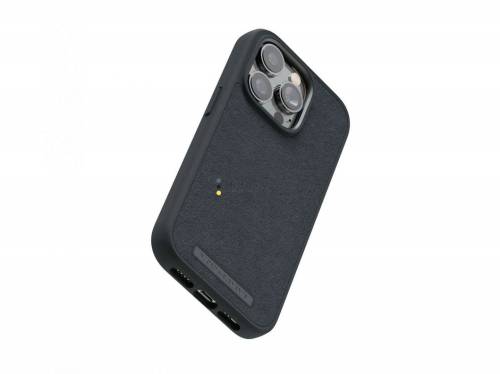 Njord Suede Comfort+ Case iPhone 14 Pro Black