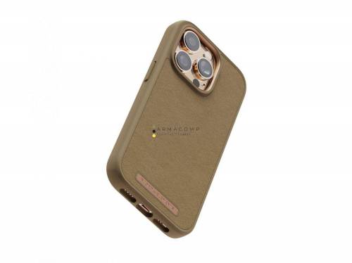 Njord Suede Comfort+ Case iPhone 14 Pro Camel