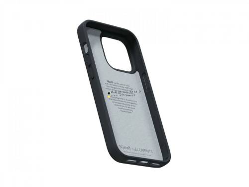 Njord Suede Comfort+ Case iPhone 14 Pro Black