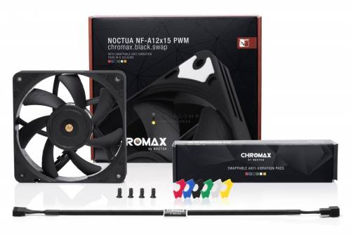 Noctua NF-A12x15 PWM chromax.black.swap