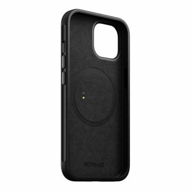 Nomad iPhone 15 Modern Leather Case Black