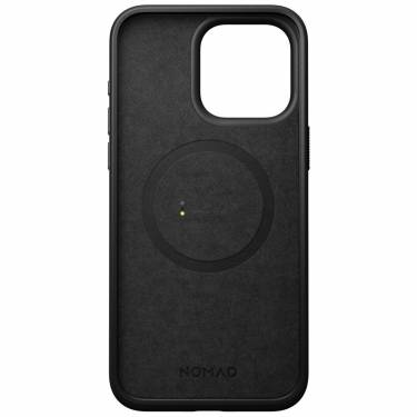 Nomad iPhone 15 Pro Max Modern Leather Case Black