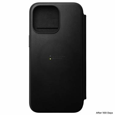 Nomad iPhone 15 Pro Max Modern Leather Folio Black