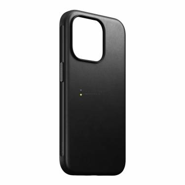 Nomad iPhone 15 Pro Modern Leather Case Black