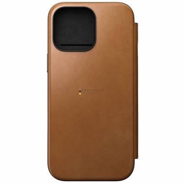 Nomad Leather Folio iPhone 16 Pro Max Brown